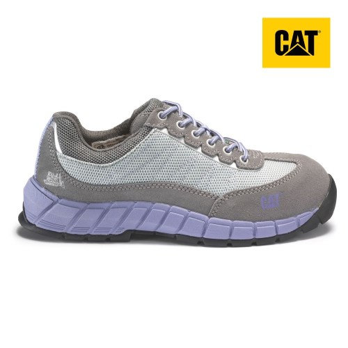 Caterpillar Exact CSA Steel Toe Werkschoenen Dames Grijs/Lavendel (HJGS.NL)